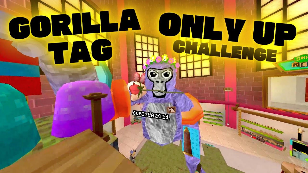 GTAG ONLY UP Monkey Blocks CHALLENGE!