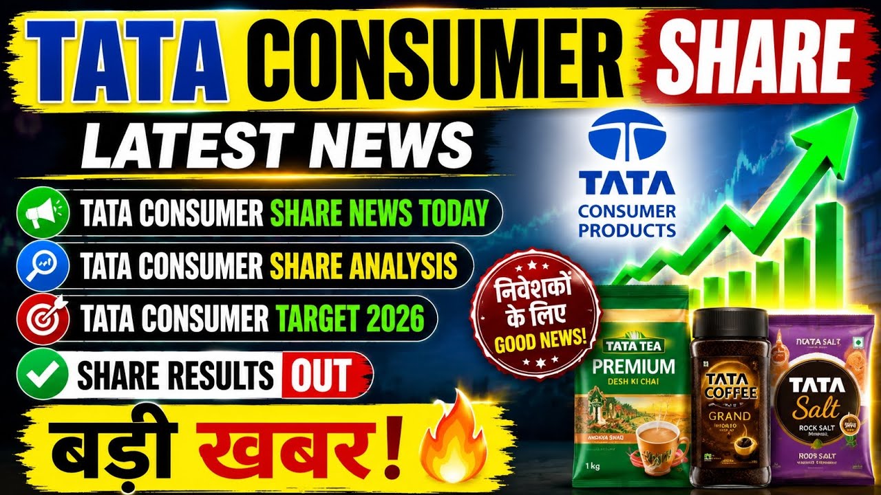 TATA Consumer Share Latest News 🔥 | Tata Consumer Share Analysis & Target 2026 | Results Out!