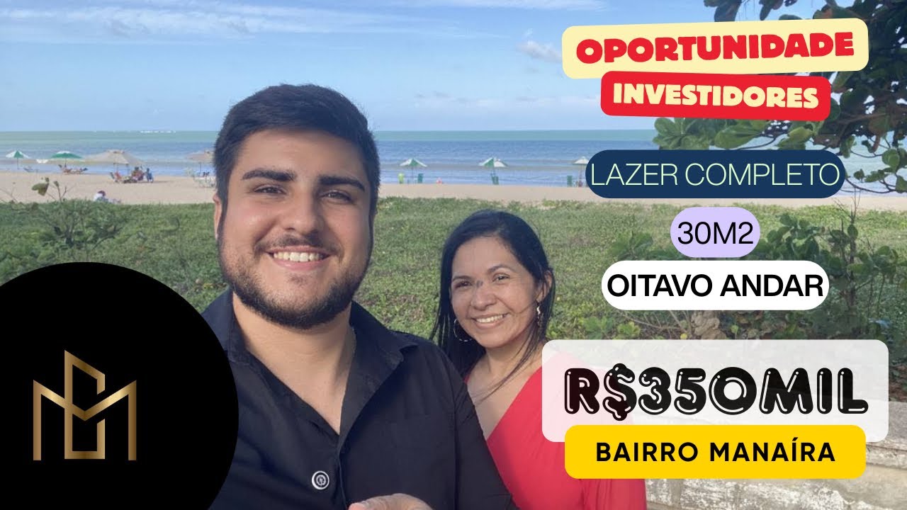 R$350mil OPORTUNIDADE EM MANAÍRA! FLAT COM 30,15m², IDEAL PARA LOCAÇÃO POR TEMPORADA JOÃO PESSOA PB