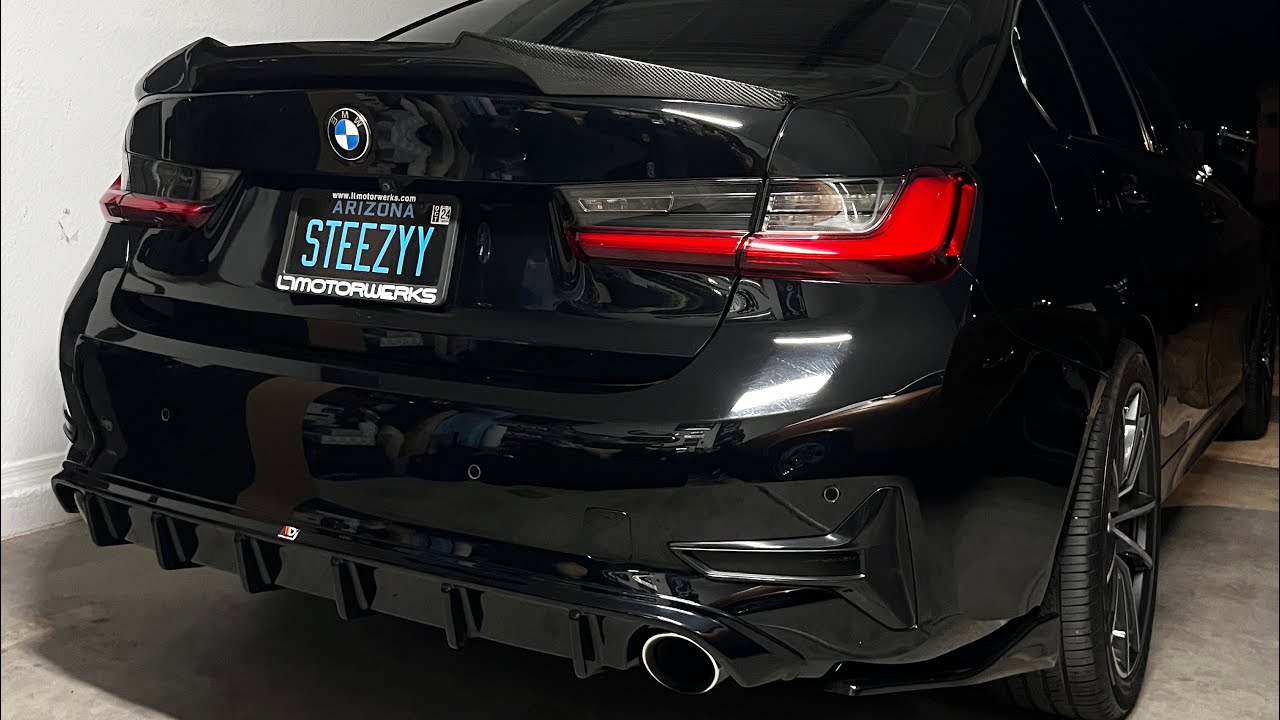 Новый задний диффузор Maxton Design для BMW G20!!