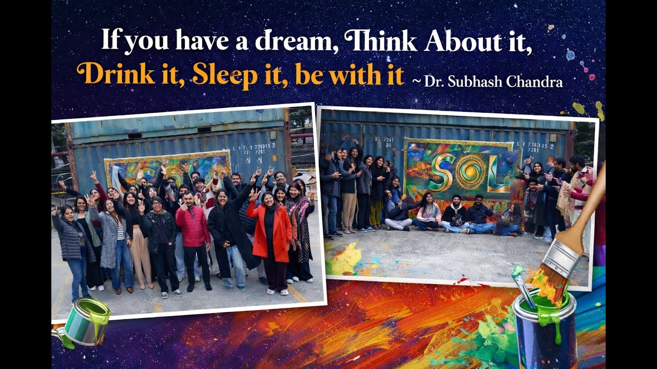 If you have a dream, think about it, Drink it, Sleep it, be with it: Dr. SC | Logo Launch