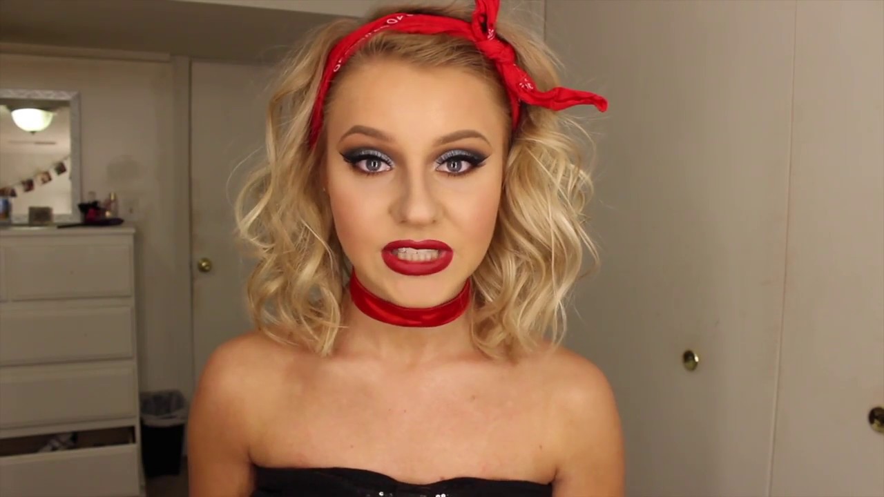 Glam Sandy from Grease | Makeup By Jenna