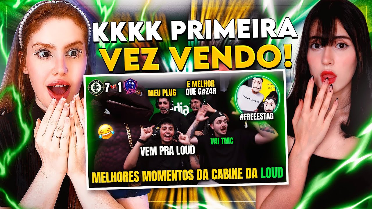 REACT | OS MELHORES MOMENTOS DA CABINE DA LOUD NA KINGS LEAGUE BRASIL | CR Reacts