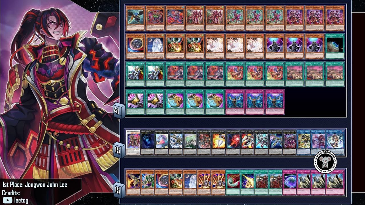 Jongwon John Lee Indianapolis Regional + Switch Tournament 1st Place 16-0 Kashtira Deck Profile