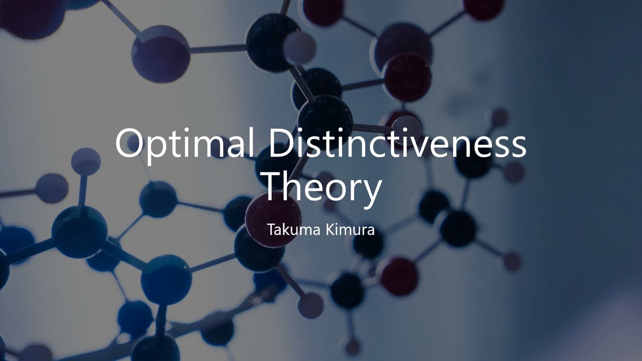 Optimal Distinctiveness Theory
