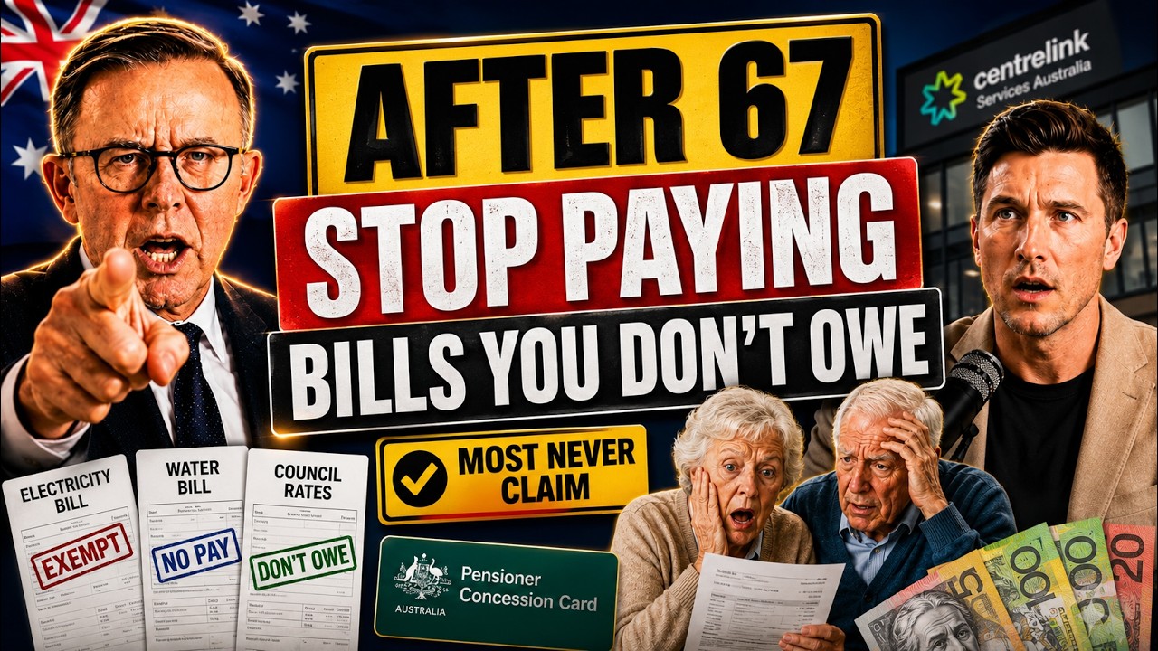 The Bills You No Longer Owe After You Turn 67 in Australia &mdash; Most Pensioners (Never Claim Them)