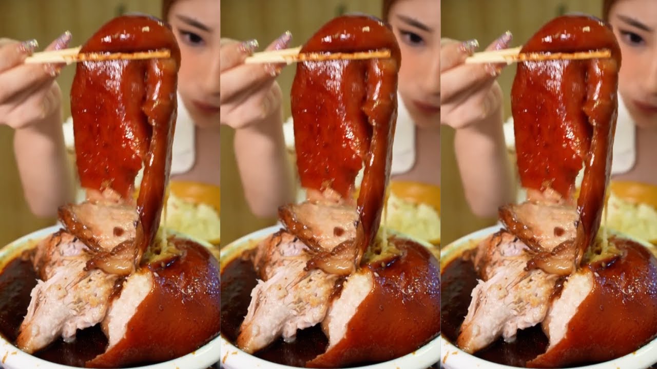 【桐桐】香醇不膩，軟爛脫骨的東北大肘子，吃到上頭是什麼感覺！！#美食家 #尋找本地特色美食 #美食