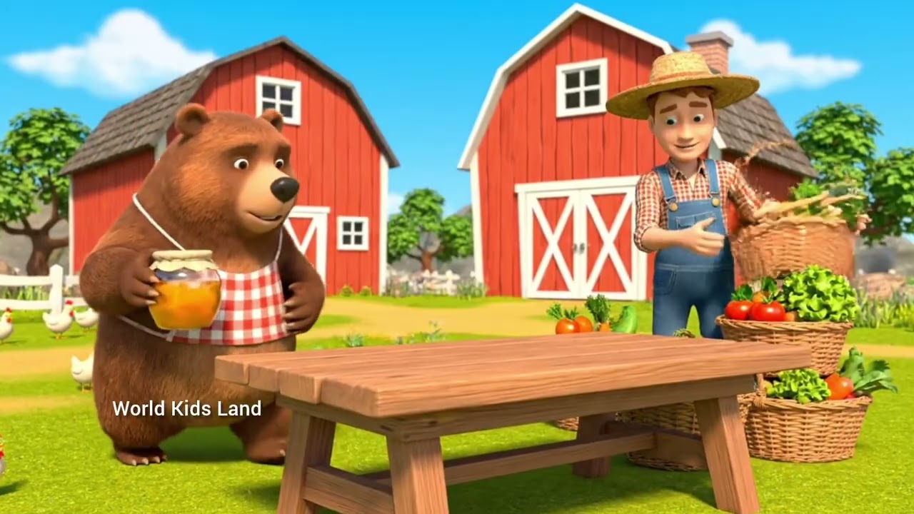 Put On Show ! 🎭 Old Macdonald Play Pretend! | Animals for Kids |World Kids Land 