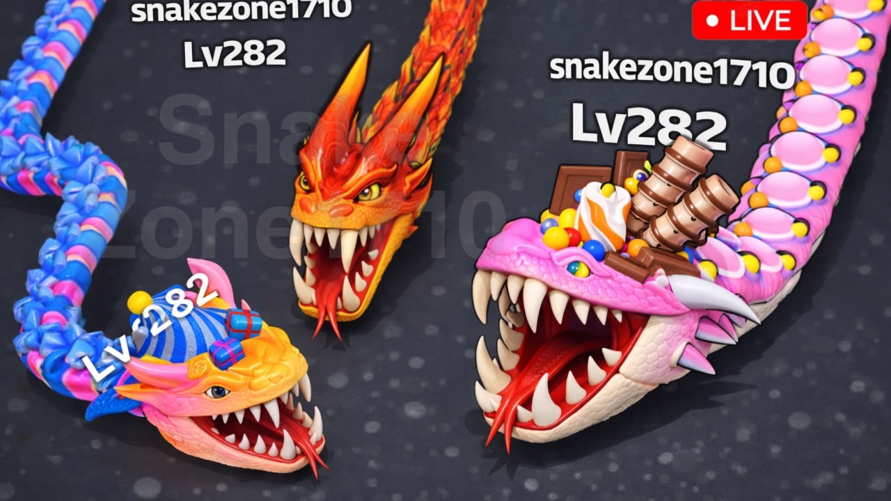 🐸Snake hungry live | Live snake clash Max level