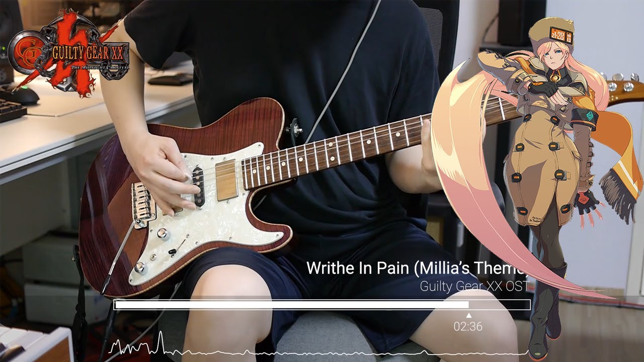 Guilty Gear XX OST - Writhe In Pain (Millia's Theme) (Guitar Cover)