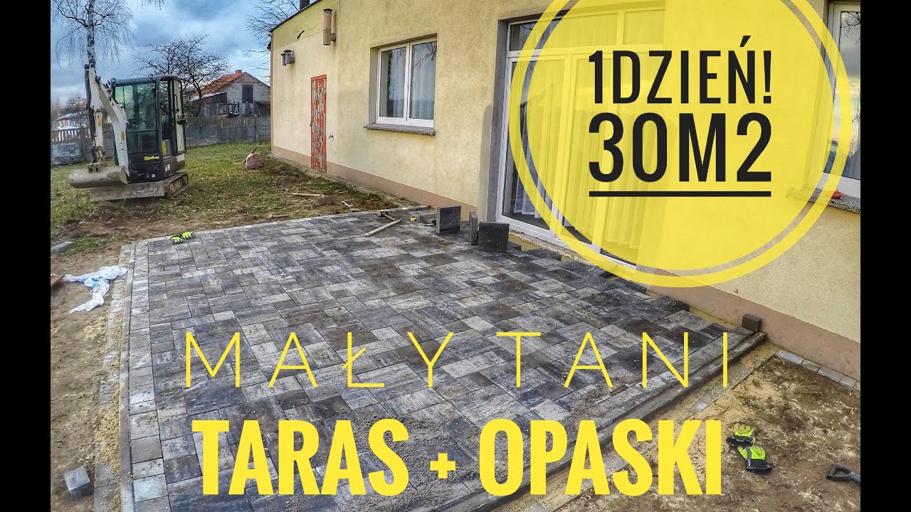 Mały budżetowy Taras oraz opaska z kostki brukowej Visio - Zr&oacute;b to sam! #brukarz​​ #brukarzyoutube