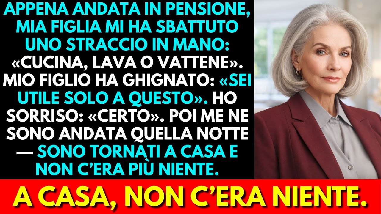 Da Ora In Poi Cucina E Bucato Sono Tuoi Smetti Di Scroccare Mia Figlia Mi Ha Lanciato Uno Straccio