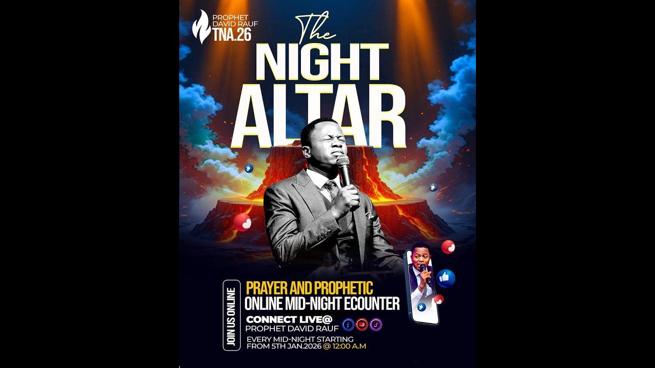 THE NIGHT ALTAR || Episode 35 || PROPHET DAVID RAUF || LIVE