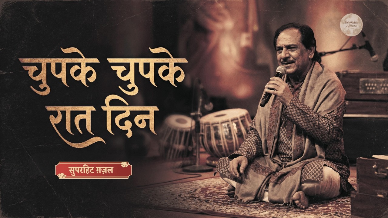 Chupke Chupke Raat Din Aanshu Bahana Yaad Hai - #gulamaligazal #ghazal @officialRoohaniAlfaaz