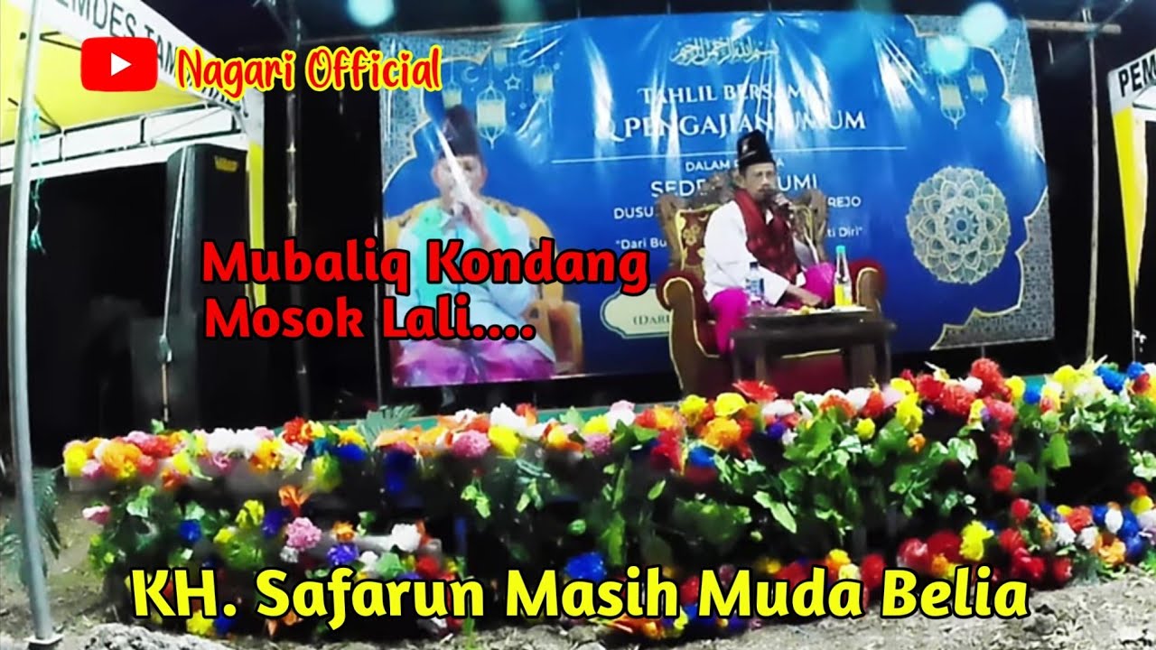 Lek Run Kyai Muda Belia Layak Pakai KH. Safarun Bojonegoro