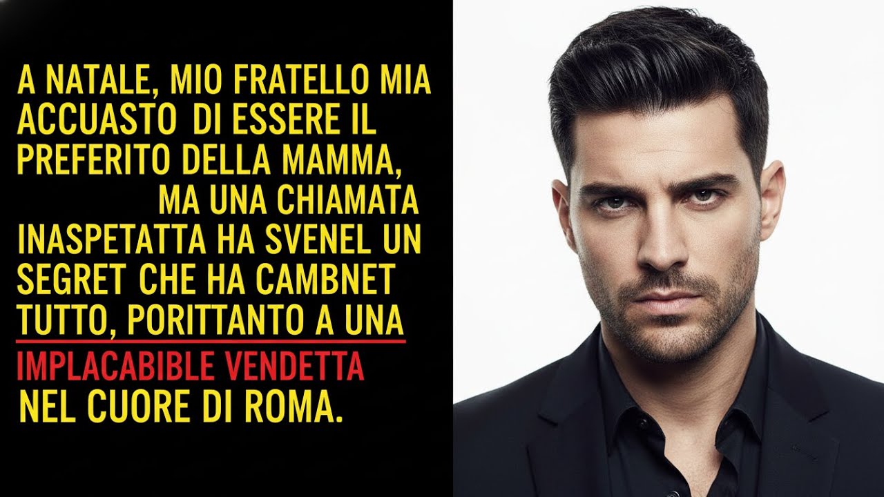 A NATALE MIO FRATELLO DISSE CHE MAMMA PREFERIVA ME, MA LA VERITÀ EMERSE QUANDO ARRIVÒ UNA.....