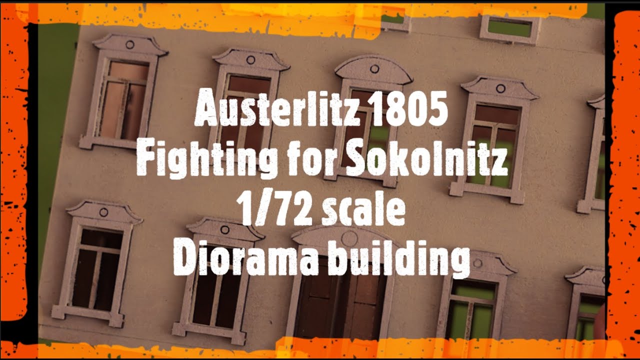 Italeri - Austerlitz 1805 fighting for Sokolnitz 1/72 scale. Diorama building