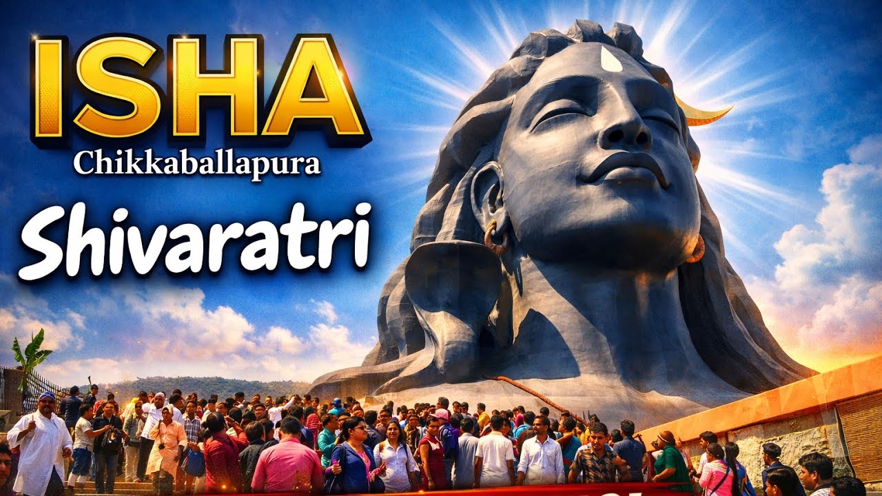 Shivaratri-2026 Chikkaballapura #mahadev #sadguru #chikkaballapura #ishafoundation #isha #7hillsaga