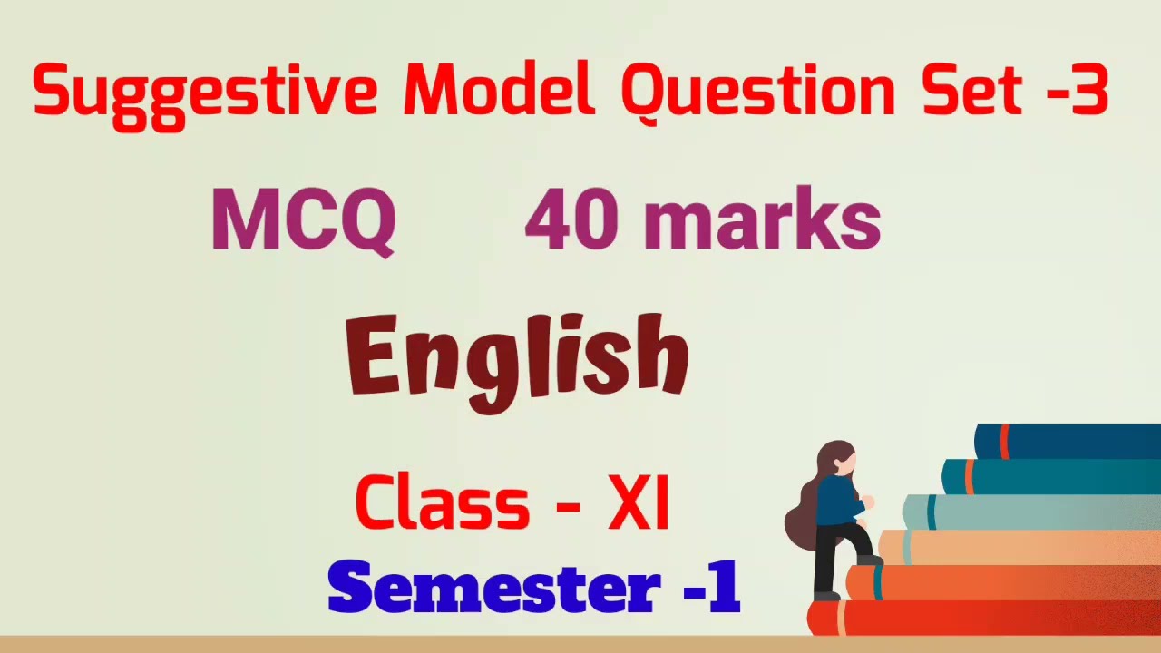 2024Suggestion for Class Xi Set -3 // Semester -1// 40 MCQs বাংলা আলোচনা সহ 11English Set-3//MCQS 11