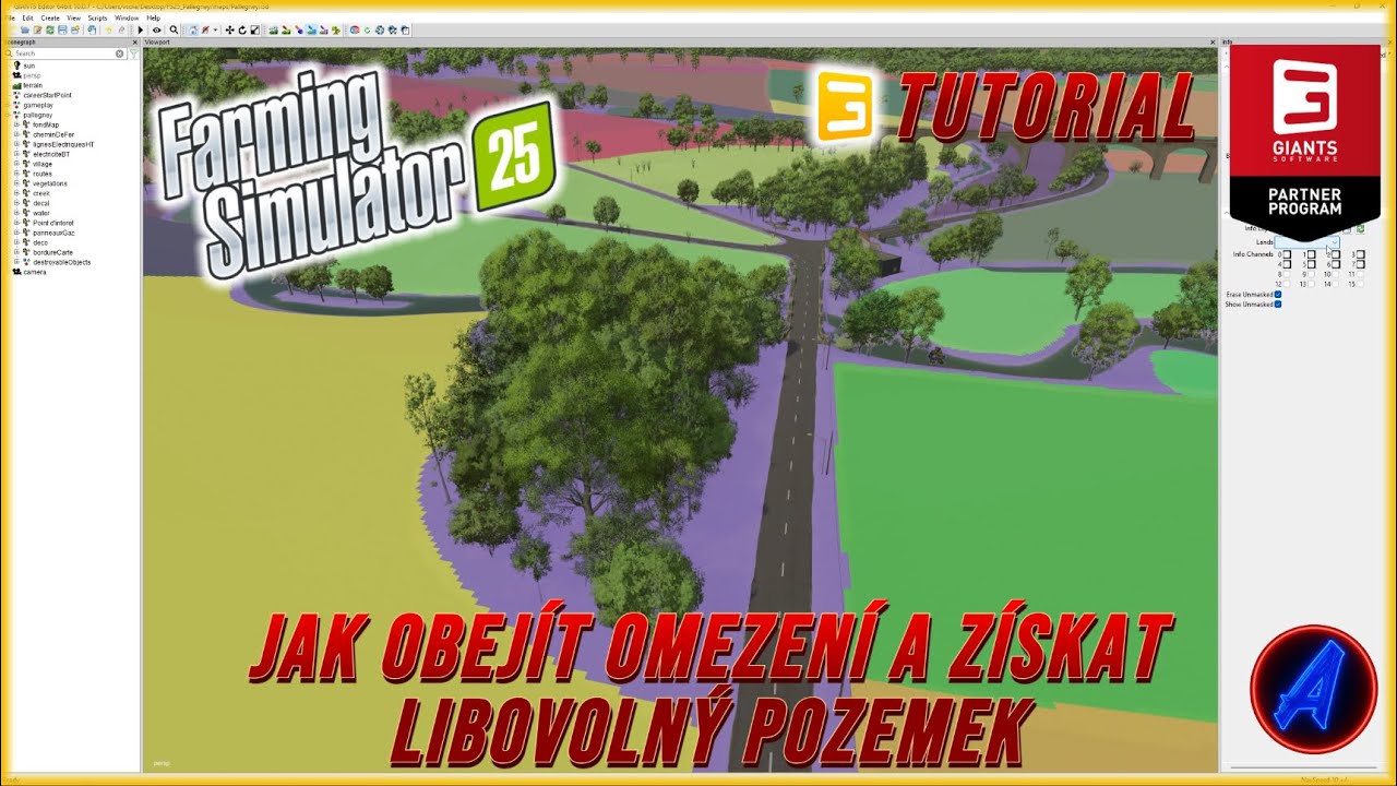 Jak získat libovolný pozemek 🌾 Farming Simulator 25- Tutorial-CZ/SK