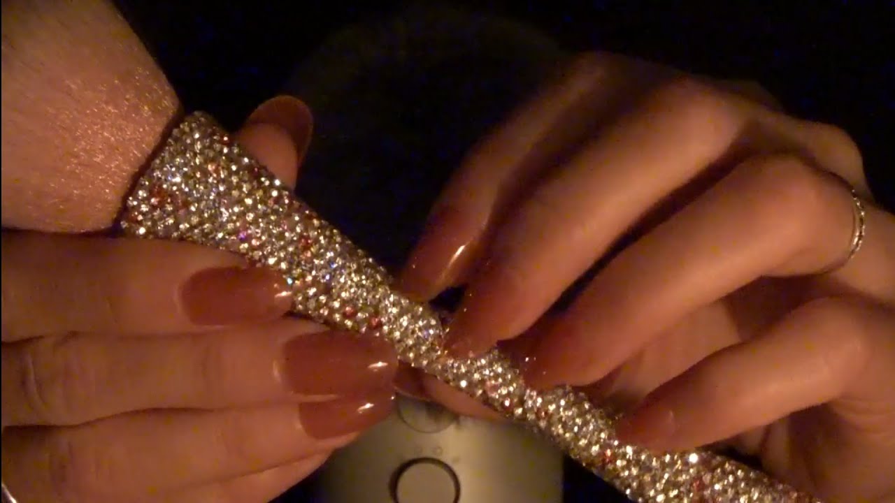 ASMR True Or False | Whispers & Glitter Brush Tapping For Deep Sleep And Relaxation
