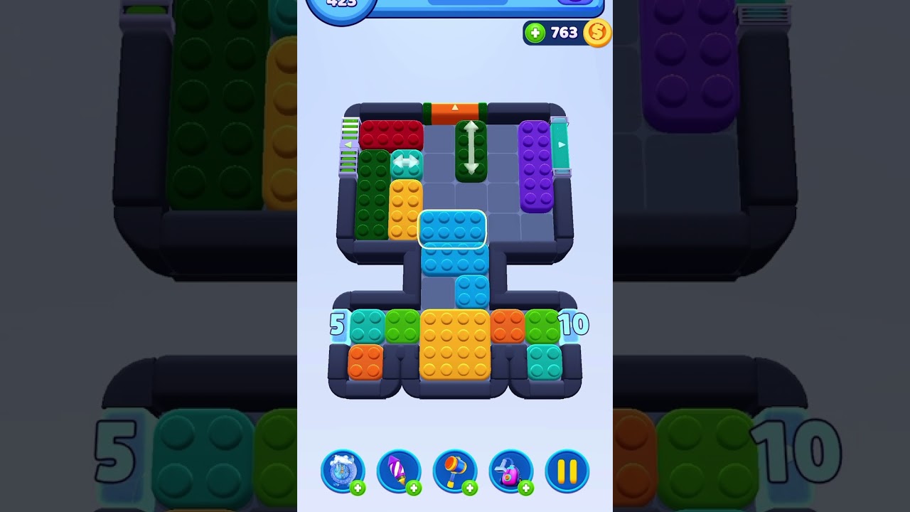 Color Block Jam level 423 #games #gaming #solution #gameplay #walkthrough #&ccedil;&ouml;z&uuml;m #solved #tips
