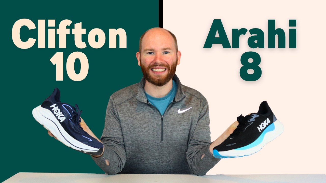 Hoka Clifton 10 vs Arahi 8 Review by a Foot Specialist!