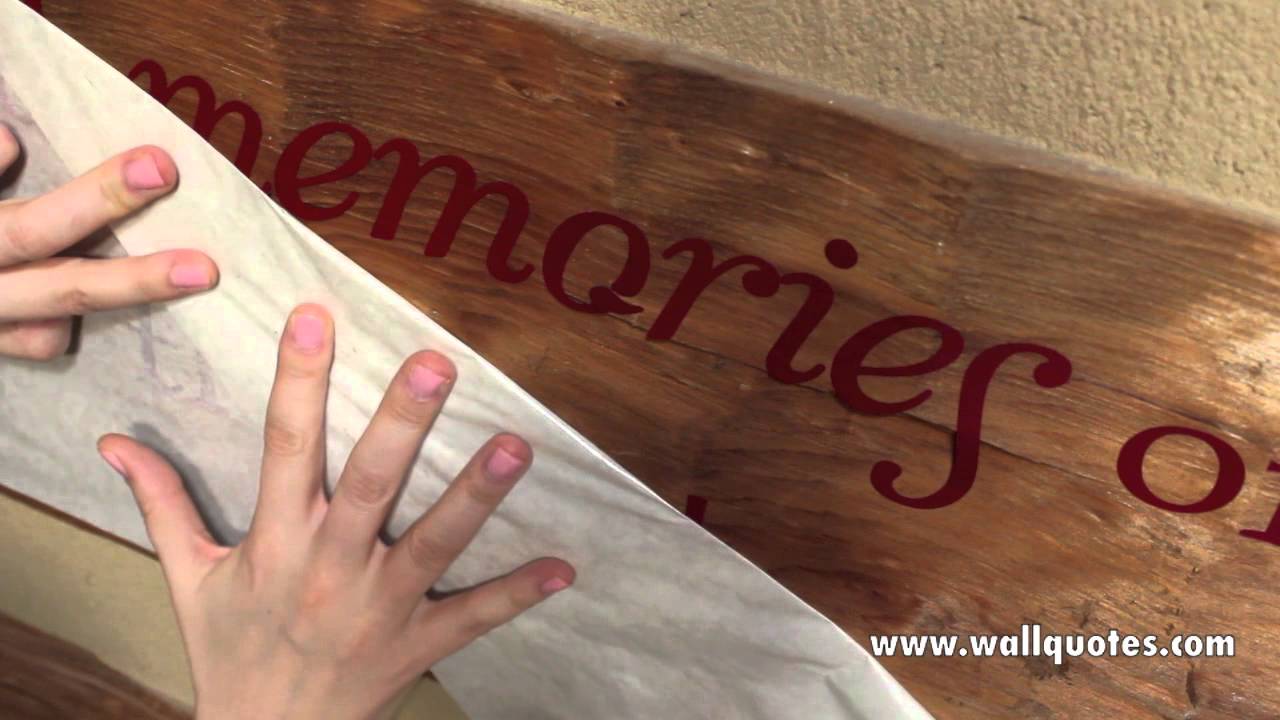 Wall Quotes&trade; Tutorials: Textured surface application