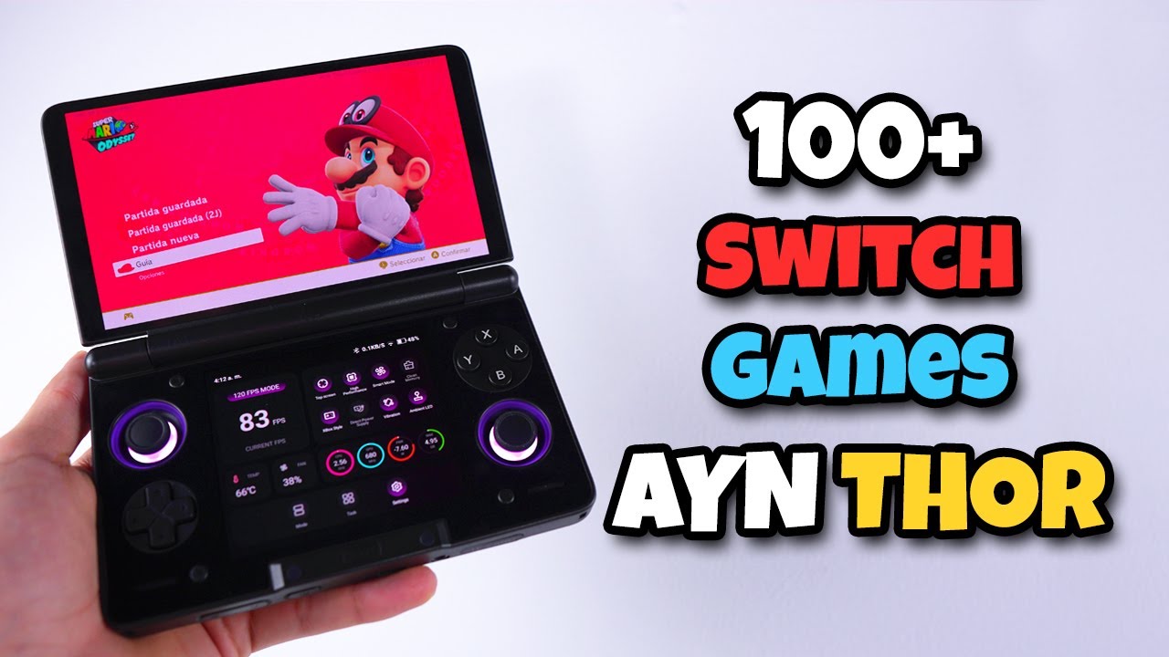 PROBAMOS 100 Juegos de Switch🔥en la AYN THOR | Parte 1