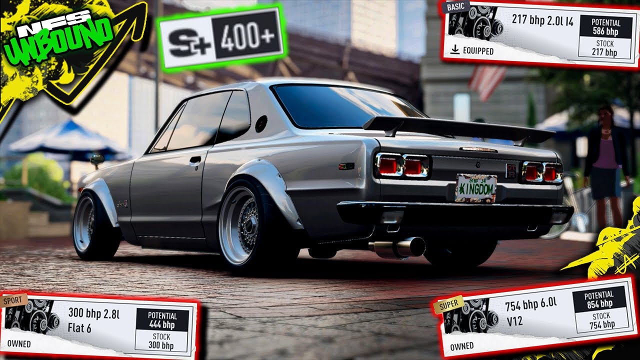 Best Engine Swap for S+ Tier | Nissan Skyline GT-R KPGC10 Hakosuka | Need For Speed Unbound