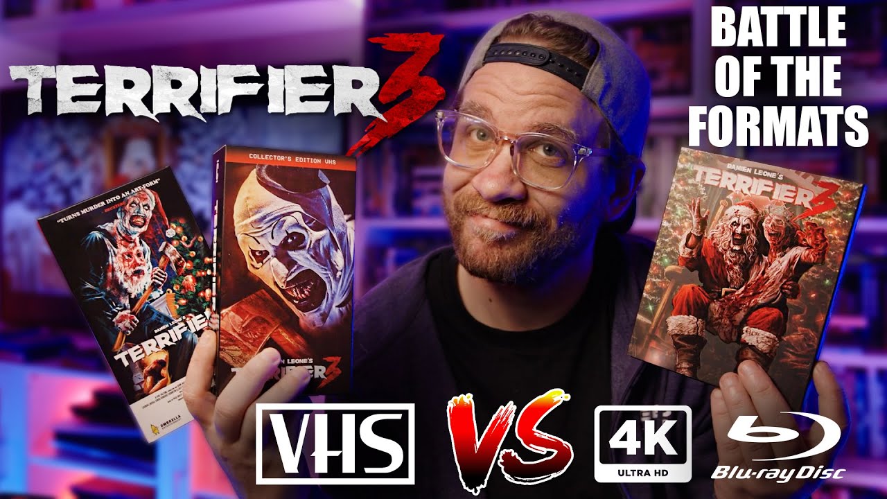«Ужасающий 3» VHS против 4K!