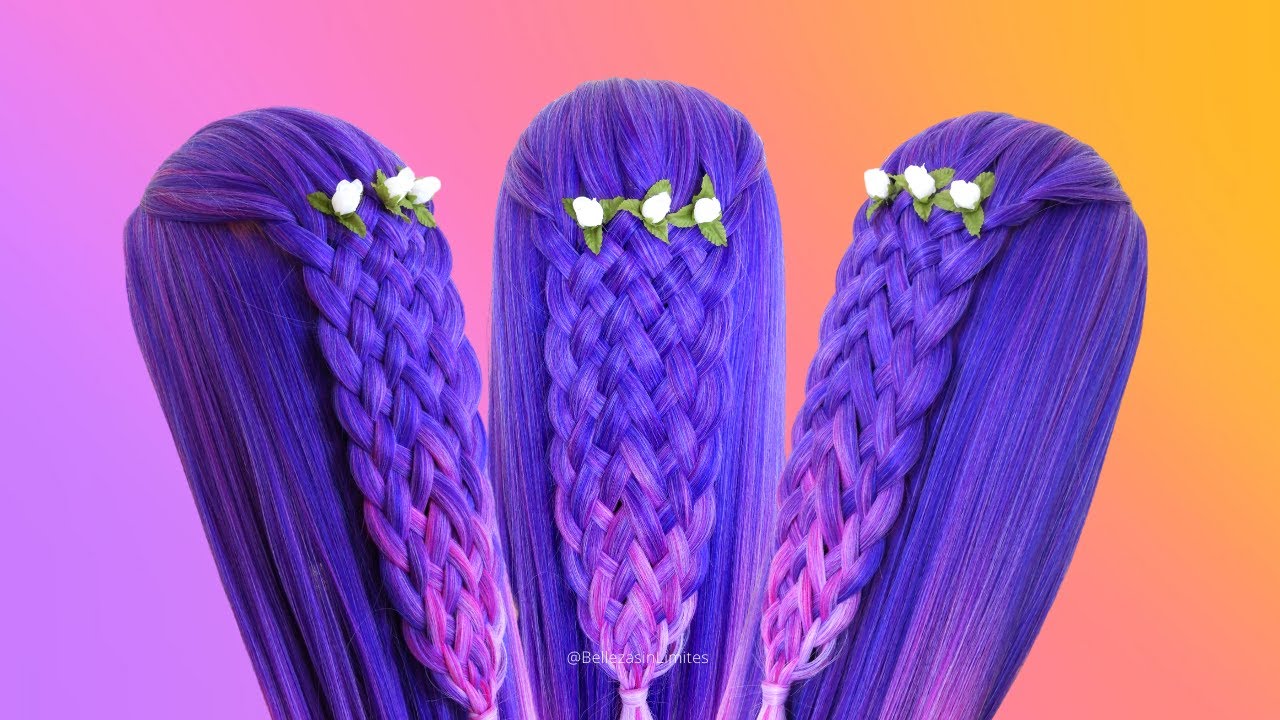 Como Hacer una Trenza de 10 Cabos Fácilmente 🥳🤩 Belleza sin Límites