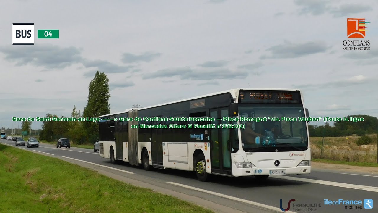 [Ligne 4 Francilité Seine Oise] G Facelift n°232101 – Gare de St-Germain-en-L. à Conflans-Ste-Hne