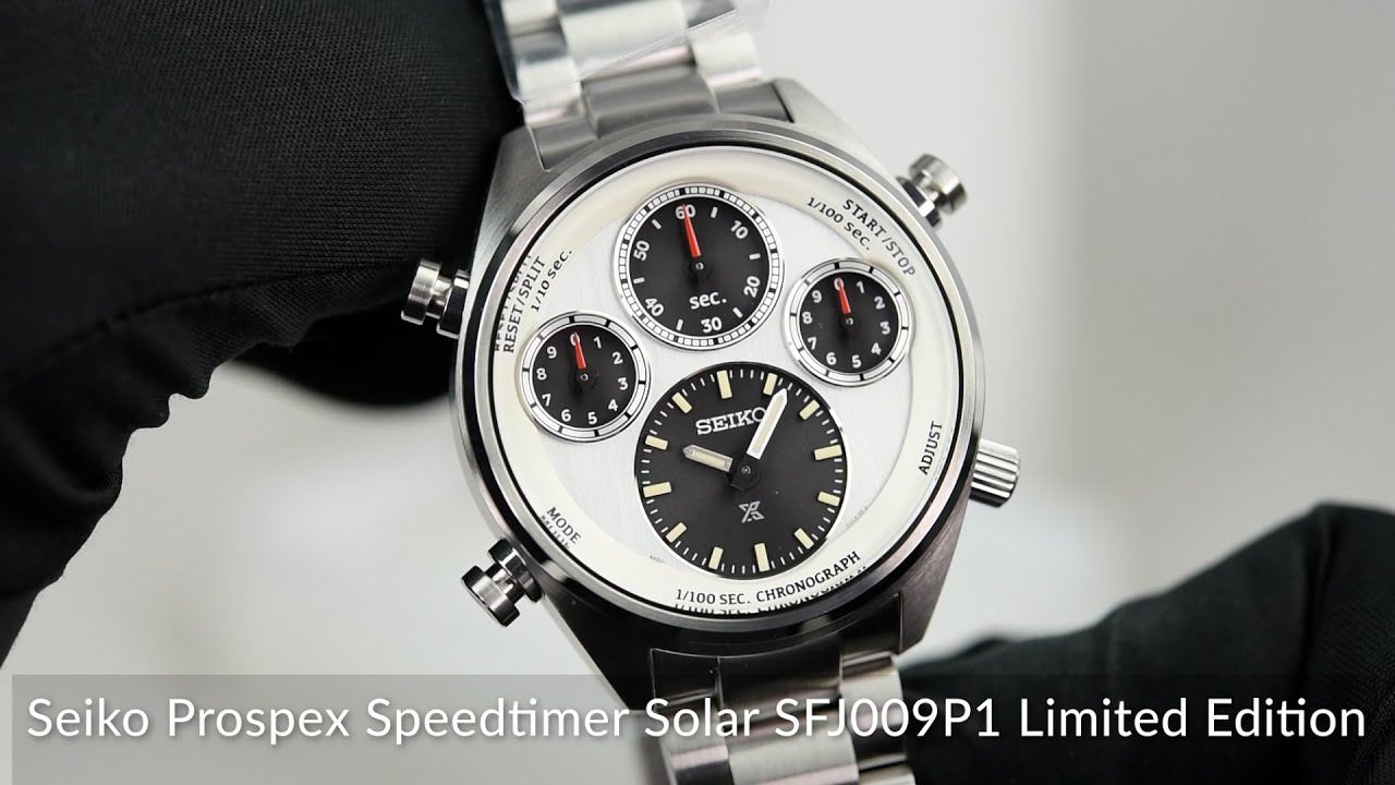 Seiko Prospex Speedtimer Solar SFJ009P1 Limited Edition