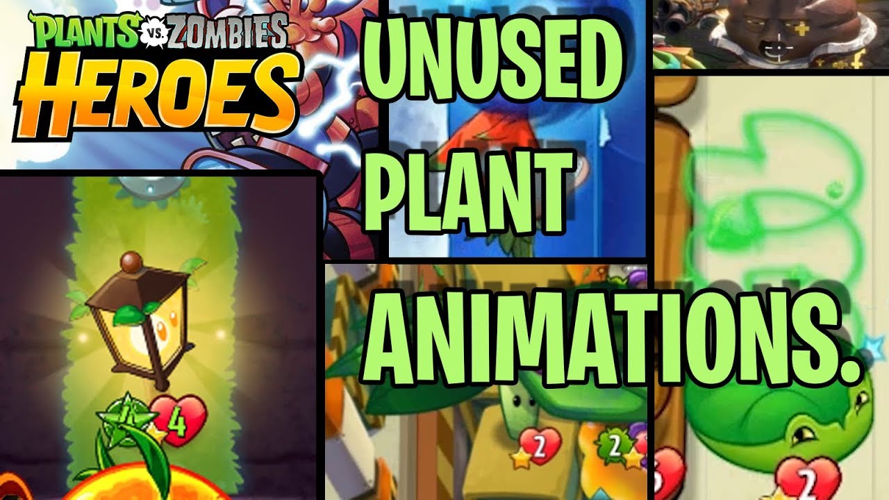 PvZ: Heroes ) Unused Plant animations! (DreamyImpy)