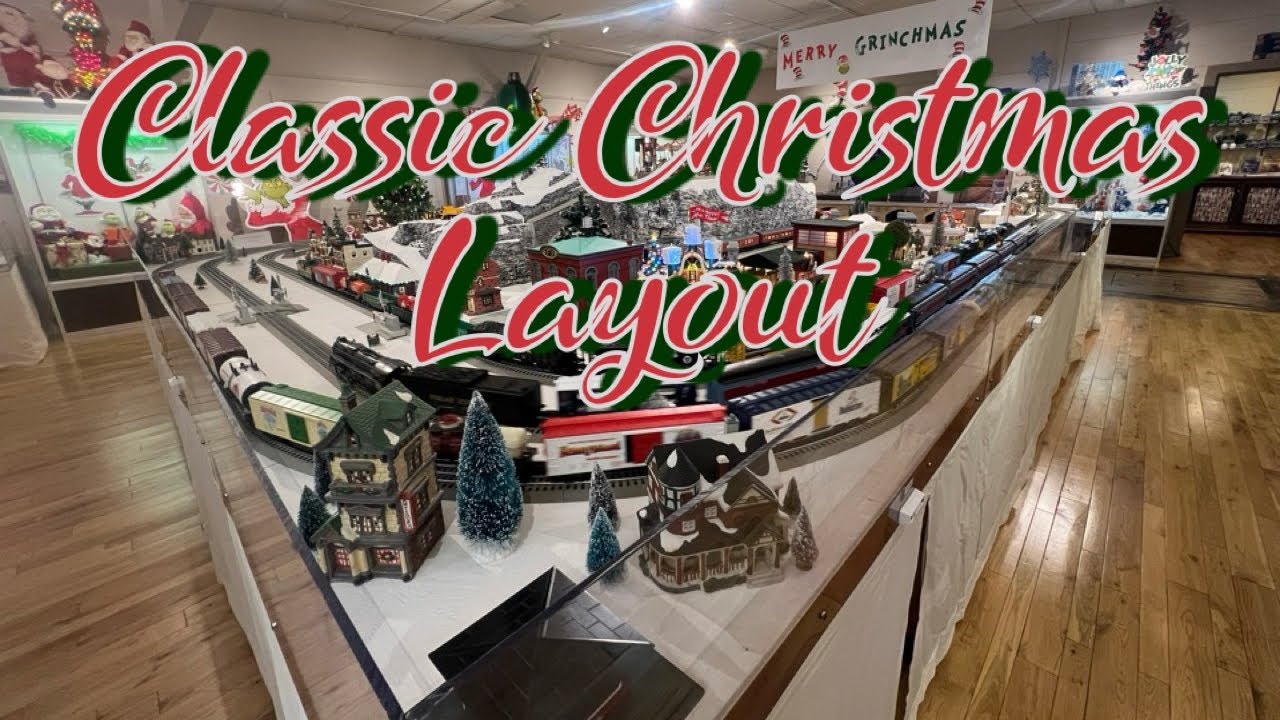 Christmas Train Layout of Mechanicsburg Freight Station Museum 2024