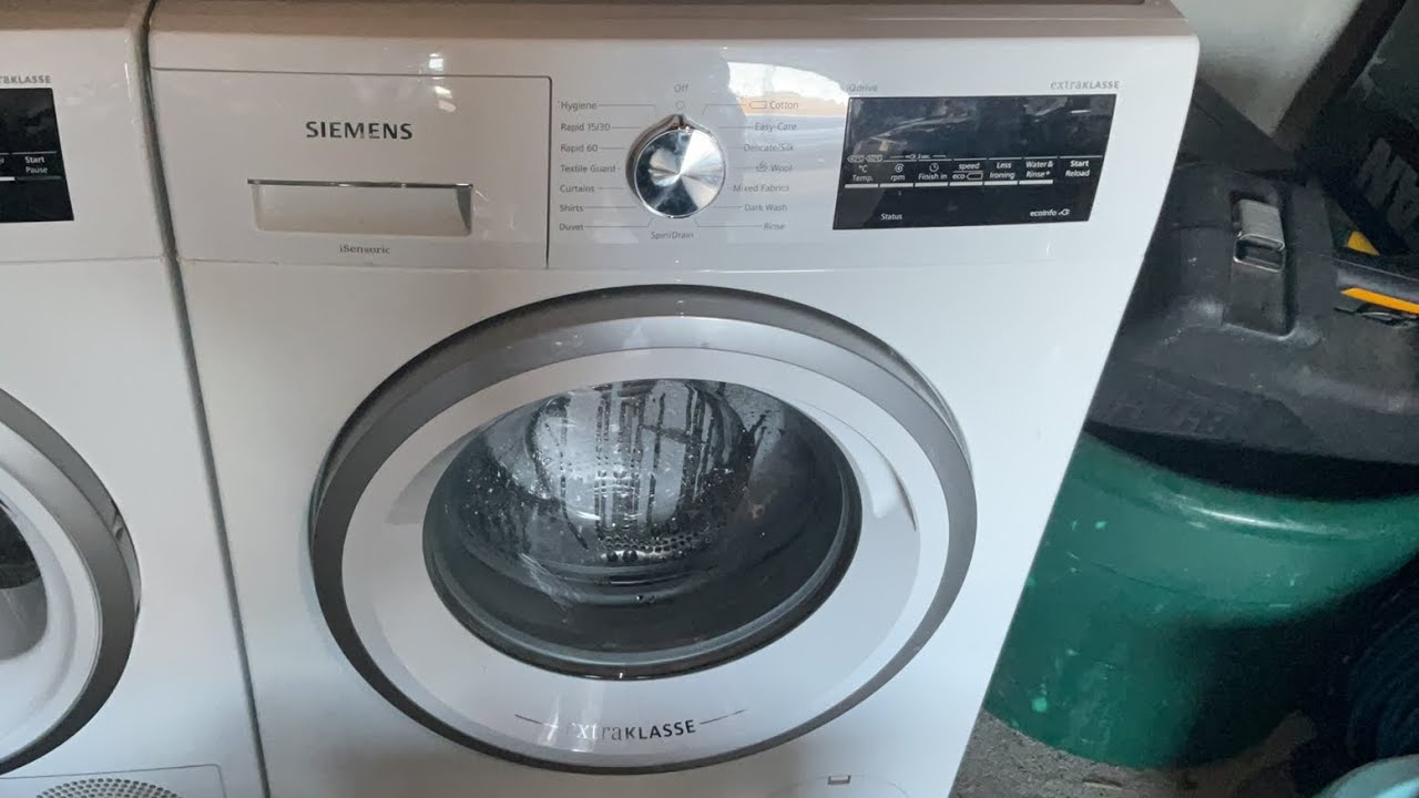 Start Mixed Lights Siemens Extraklasse WM14T492GB/72 Mixed Fabrics 40 1400rpm