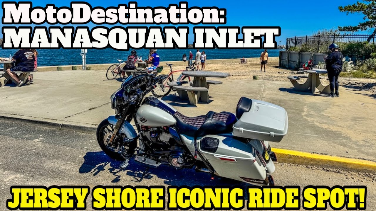 MotoDestination: Manasquan Inlet, Jersey Shore's Iconic Ride Spot #harleydavidson #jerseyshore