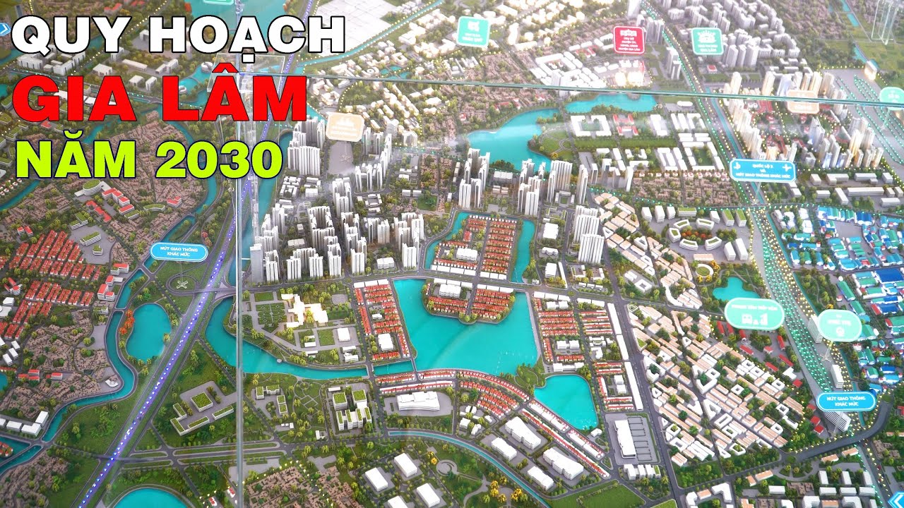 Gia Lâm của tương lai năm 2030 trên Sa Bàn Quy Hoạch