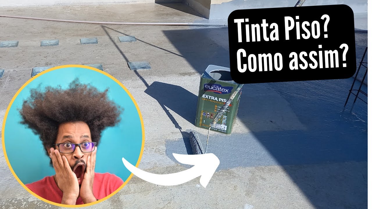Usei tinta piso na impermeabilização!