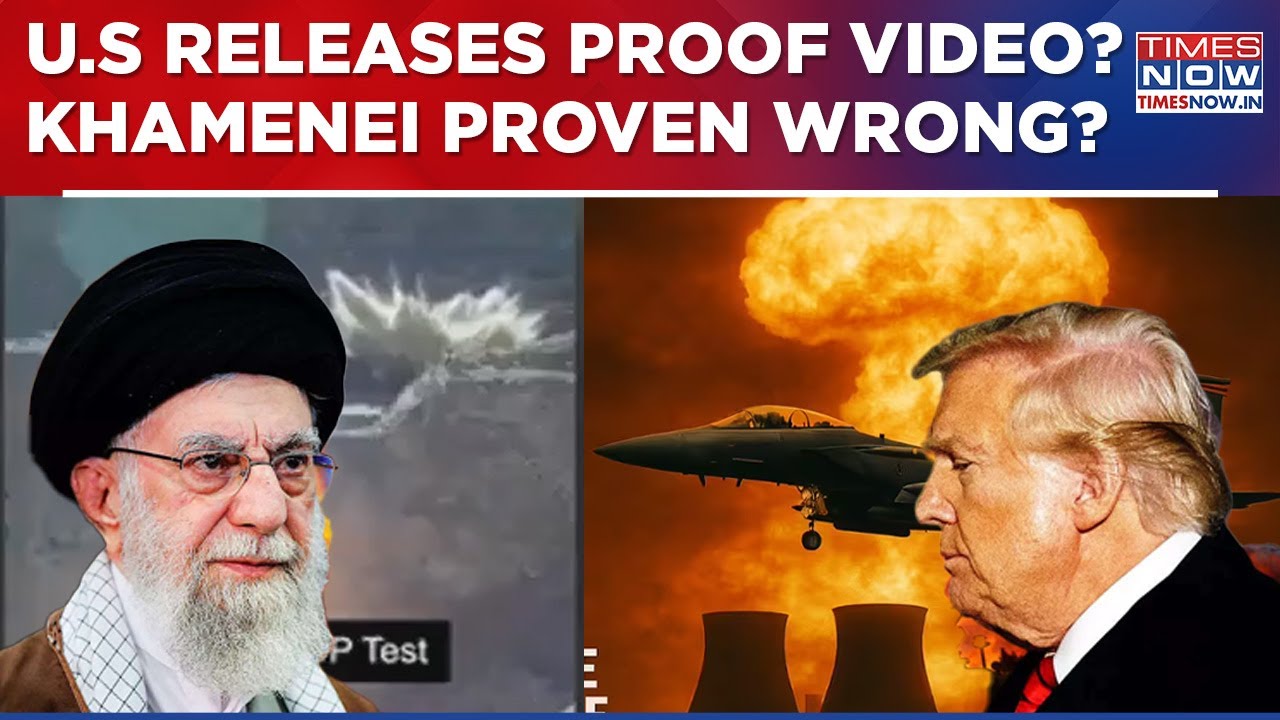 US Drops Bunker Buster Video, Damage To Iran Nuclear Sites Proved? Khamenei Wrong About Destruction?