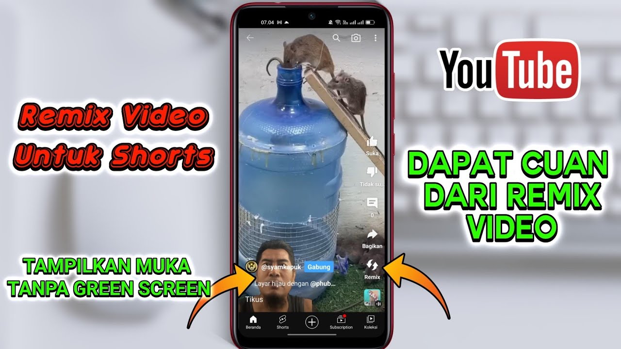 Cara Remix Video Youtube Untuk Short Video