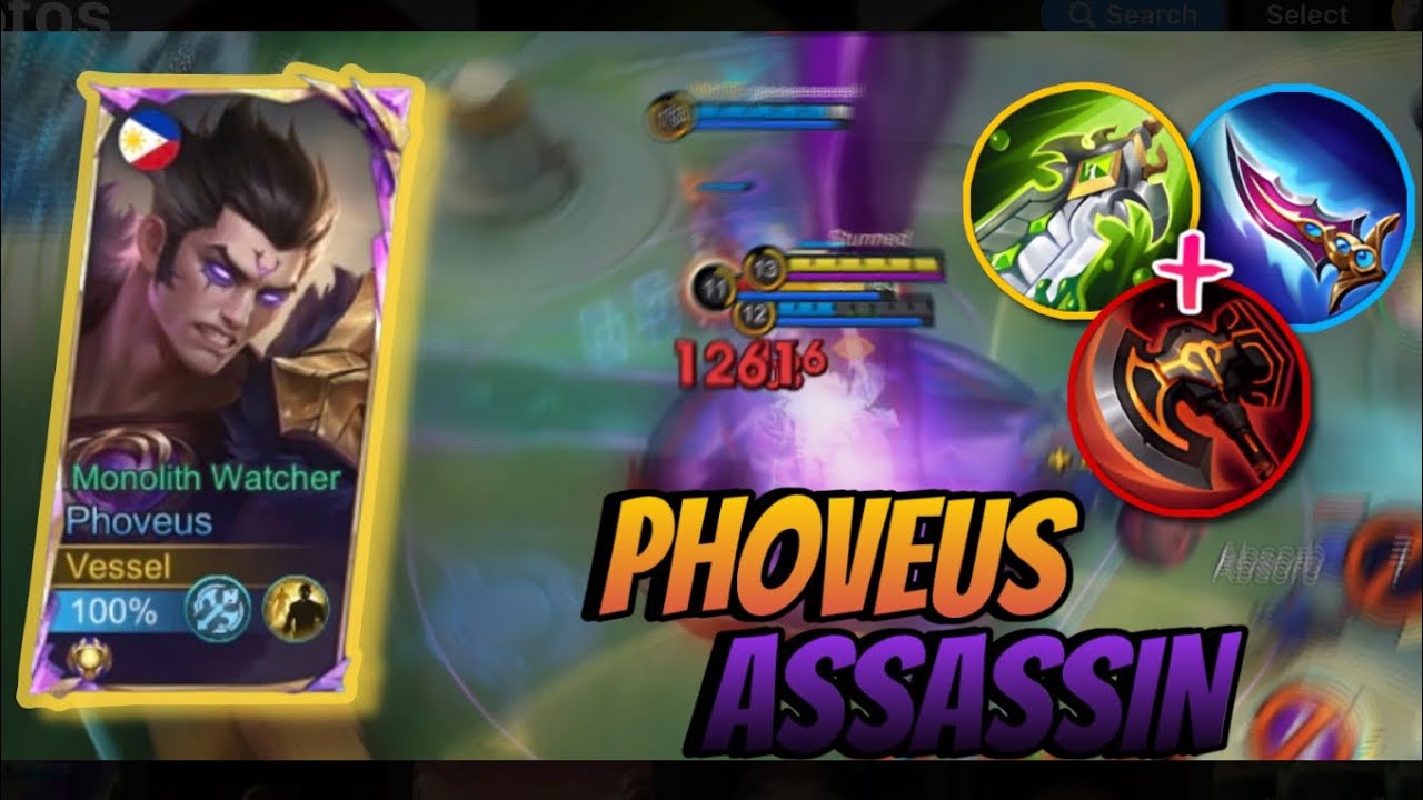 ASSASSIN PHOVEUS NEW META?! | THIS ITEM & EMBLEM SET IS INSANE! | MLBB