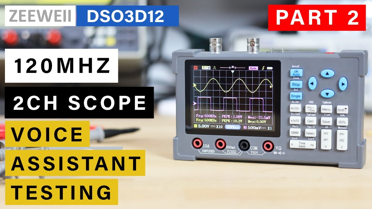 Zeeweii DSO3D12 ⭐ Тест голосового помощника⭐ Обзор Часть 2