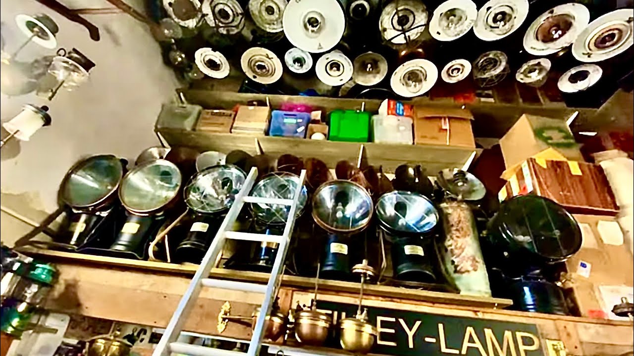 The largest collection of Tilley Lamps in Europe! There are thousands of them every size and shape