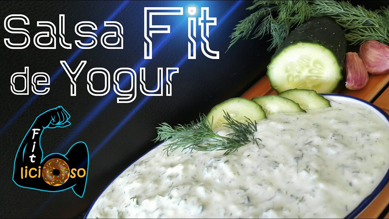 SALSA DE YOGUR FIT (Tzatziki) | Recetas Fitness