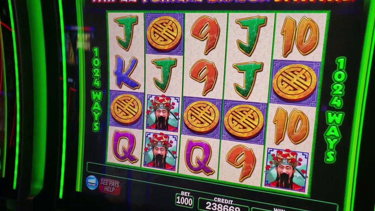 High Limit $10 Triple Fortune Dragon Spitfire huge 