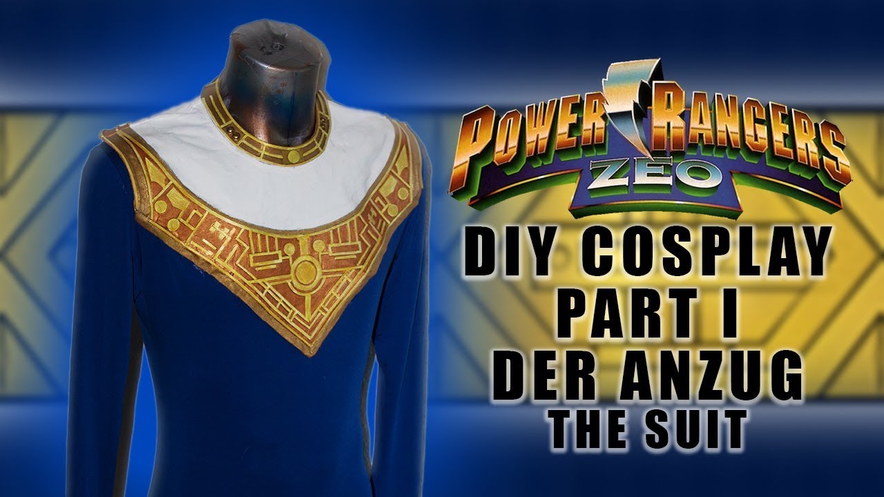 POWER RANGERS ZEO COSPLAY PART 1: Der Anzug / The suit