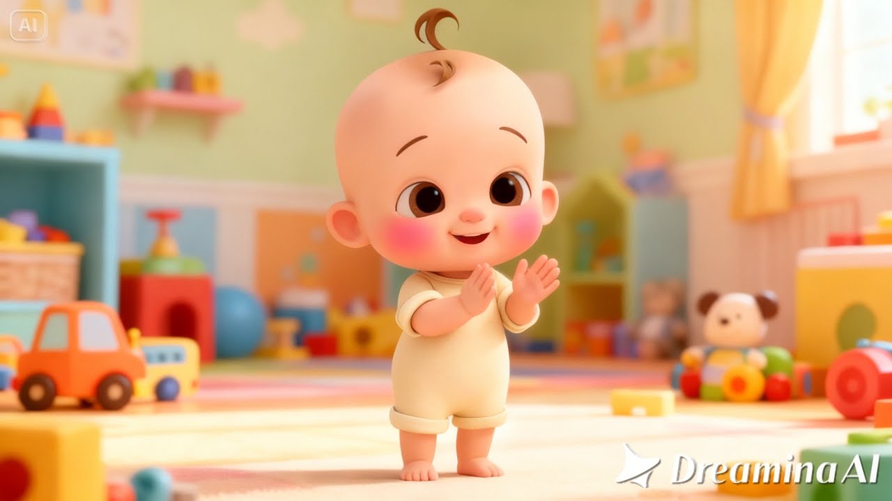 Baby Baby Yes Papa 👶🍭 | Cute Baby Dance Song | Fun Kids Rhyme