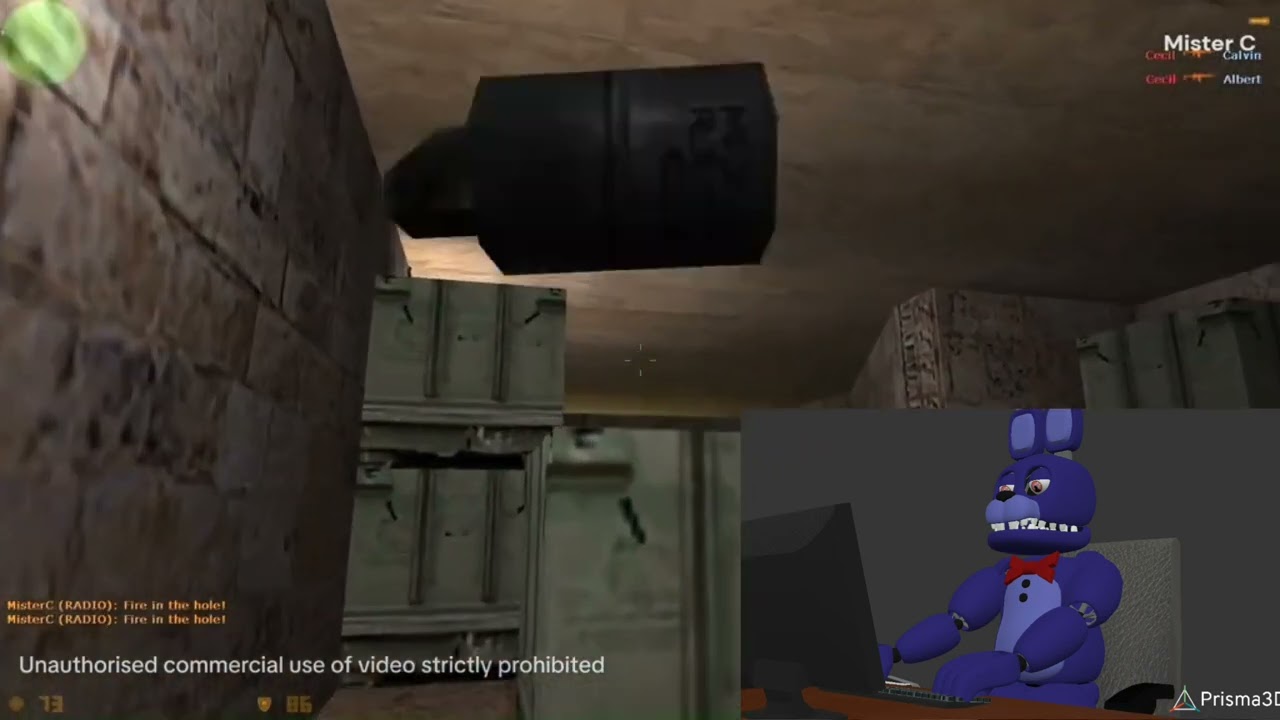 Jugando counter strike 1.6! El juego gameplay